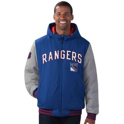 G-III Collegejacke NHL New York Rangers Cold Front Polyfilled Padded blau XL
