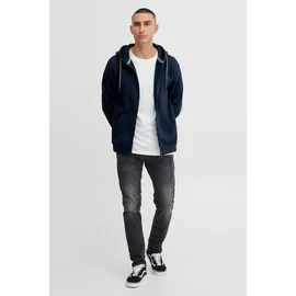 11 Project "Kapuzensweatjacke PRRob", Herren, Gr. S, blau (marineblaus), Obermaterial: 50% Baumwolle CO. 50% Polyester PES., Sweatjacken