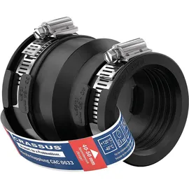 Crassus Adapterkupplung CAC 0633 Spannber. 53-64 x 40-50mm EPDM, PN 0,6 bar