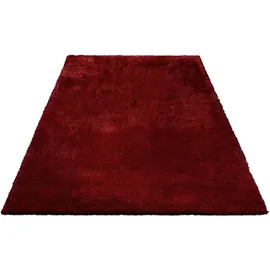 Bruno Banani Teppich BRUNO BANANI "Dana Teppich, besonders weich und kuschelig, Kundenliebling" Gr. 8, rot, B:300cm H:30mm L:400cm, Kunstfaser, Teppiche, Teppich, uni, Mikrofaser Teppiche, Wohnzimmer, Schlafzimmer, Esszimmer