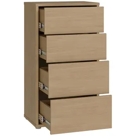 Forte Alice Springs 54,8 x 99,1 x 34,9 cm Eiche Holzdekor / Beige