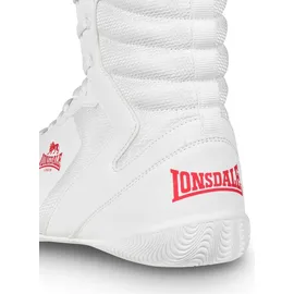Lonsdale Heskin Herren White/Red 44