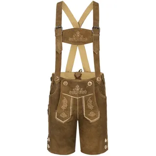 Nübler Kinderlederhose kurz Axel in Braun | Gr.: 86