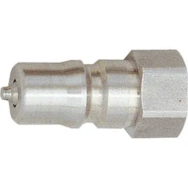 Riegler Verschlussnippel beidseitig absperr., ES 1.4305, G 1/8 IG, NW 4,3