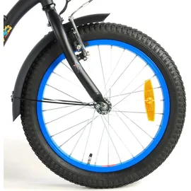 tpfsports Batman Kinderfahrrad - Jungen 18 Zoll - Rücktritt + Handbremse - Schwarz