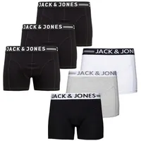 Jack & Jones Boxershorts SENSE 6er Pack (6-St) mit Logo Webbund bunt XL