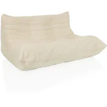 hjh living Sitzsack Bodensofa Cord 2-Sitzer 0 x 0 x 0 cm Beige