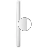 PROFHOME DECOR - Halbsäulen Schaft Säule Zierelement Neo-klassizismus-stil Weiß