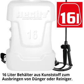 Hecht Rückenspritze Akku 416