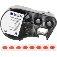 Brady Etiketten, M4-82-499-RD-BK, Nylongewebe, Schwarz auf Rot, Deckeletikett 9.53
