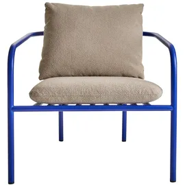 Brafab Bendt Loungesessel indigo blau/beige