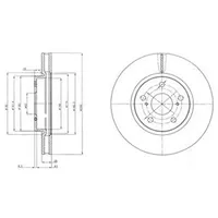 Delphi Bremsscheibe BG4139C