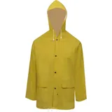 vidaXL 2-tlg. Regenanzug Wasserdicht Strapazierfähig Kapuze Gelb Xl Vidaxl
