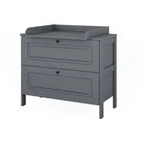 VitaliSpa Ajaton, Grau 108 x 98 cm mit 2 Schubladen,