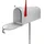 DEMA American Mailbox Alu silber