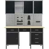 vidaXL, Werkbank + Arbeitsbock, Blaise (60 cm, 160 cm)