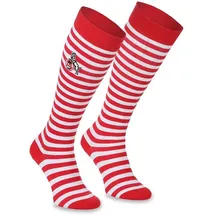1. FC Köln Socken Kniestrümpfe Ringel rot 35-38/39-42