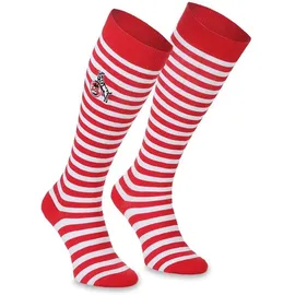 1. FC Köln Socken Kniestrümpfe Ringel rot 35-38/39-42