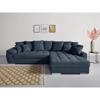 Inosign Ecksofa INOSIGN "Gwenni L-Form" Sofas Gr. B/H/T: 323cm x 94cm x 222cm, Aqua Clean Supreme, blau auch in Haustierstoff Aqua Clean Supreme erhältlich, incl. 4 Kissen