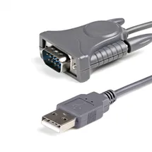 Startech Kabeladapter Usb/Seriell RS232 Adapter, DB9/DB25 RS232 zu USB Konverter, Prolific, USB Seriell Adapter