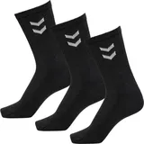 hummel Basic Tennissocken 3er Pack Schwarz 36-40