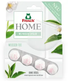 Frosch WC-Reiniger WC-Frische-Spüler, Home, WC-Stein für langanhaltende Frische , Weißer Tee