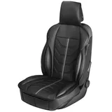Walser Sitzauflage Kimi, Sitzschoner Auto schwarz/grau, Auto Sitzauflagen, Sitzbezug Auto Vordersitze, Schonbezug Autositz, Autositzauflage Vordersitze PKW/LKW
