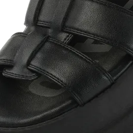 Buffalo Pluto Fisher Damen Schwarz 38