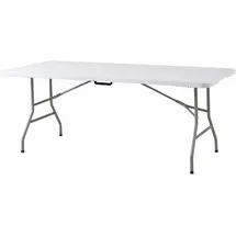 Greemotion Gartentisch 180 x 74 x 74 cm Grau/Weiß