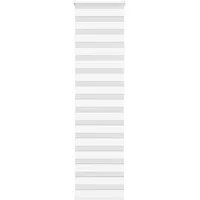 VidaXL Zebrarollo Weiß 65x230 cm Stoffbreite 60,9 cm Polyester