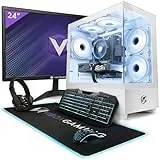 Vibox V-160 Gaming PC Set Komplett • Monitor 24 Zoll • AMD Ryzen 5 5500 4,2GHz • RTX 3050 6GB • 16GB RAM • 1TB SSD • Windows 11 • WLAN