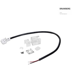 Brumberg Anschluss-Set Unten zu QUALITYFLEX PROTECTION VERTICAL, transparent BRUM-53250300