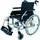DRIVE Standard-Stahlrollstuhl Ecotec Rollstuhl 2G mit Trommelbremse Sitzbreite 38 cm