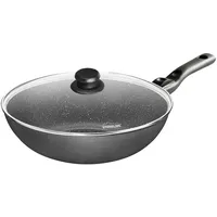 STONELINE STONELINE® Made in Germany Wok, 30 cm, mit abnehmbarem Griff und Deckel