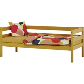 Hoppekids Einzelbett ECO Comfort 70 x 160 cm inkl. Rollrost und Matratze autumn yellow