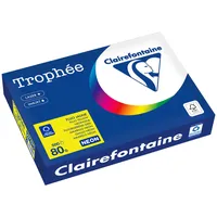 Clairefontaine Kopierpapier 2977PC A4 80g neongelb 500 Blatt