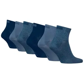 Puma Sneakersocken 6er Pack Blau 43-46