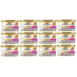 GOURMET Gold Nassfutter mit Kalb Mousse für Kätzchen 12x85g