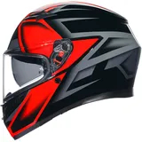 AGV K3 Compound Integralhelm - Schwarz/Rot - M