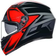 AGV K3 Compound Integralhelm - Schwarz/Rot - M