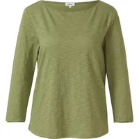 s.Oliver Shirt mit Flammgarnstruktur und 3/4-Ärmeln - 48