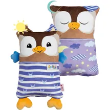 NICI Kuscheltier Eule mit Wendefunktion