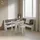 livinity® Eckbankgruppe, Weiß 180 x 180 cm mit Tisch
