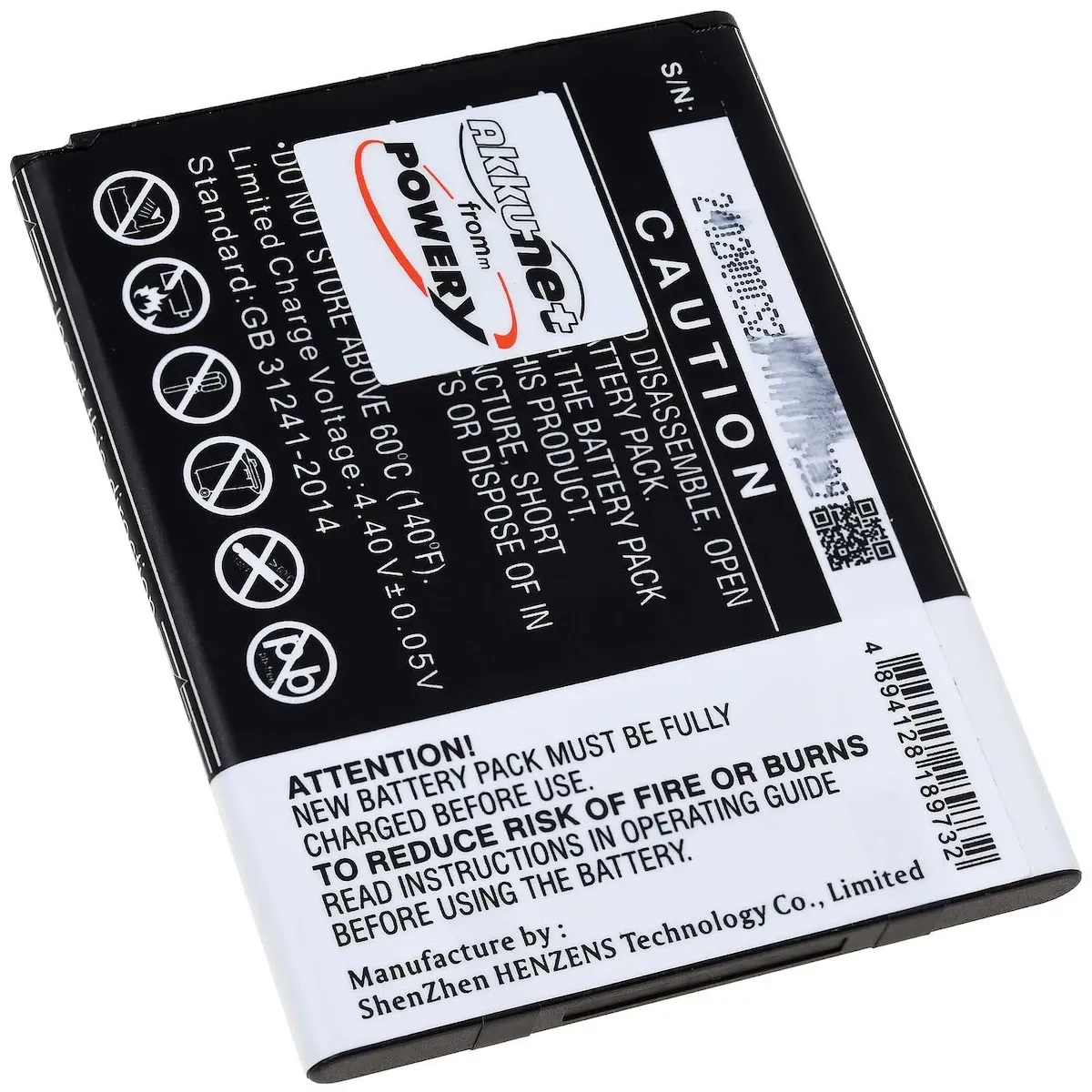 Powery Akku passend für Handy, Smartphone Samsung Galaxy XCover 5 2021, SM-G525F, Typ EB-BG525BBE