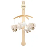 Nattou Mobile aus Holz & Oli & Flo, Ernest, Flo Beige