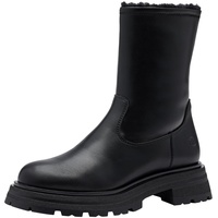 TAMARIS Damen Boots Vegan Winter gefüttert; BLACK/schwarz; 41