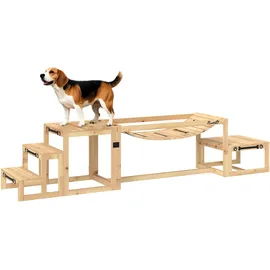 PawHut Hunde Agility Set, Tannenholz