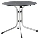 Sieger Boulevard Klapptisch Ø 85 x 73 cm Graphit/Schiefer