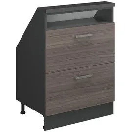 Vicco Unterschrank R-Line 60 x 81,6 x 46 cm Grau