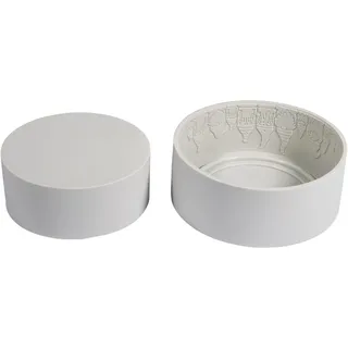 Rayher Silikon Gießform Schale Wichtelrand, 13,5 cm ø, Höhe 5 cm, zum Ausgießen mit Kreativ Beton, Art Resin Gießharz, Raysin-Gießpulver, Gießform Untersetzer, 36193000, Grau
